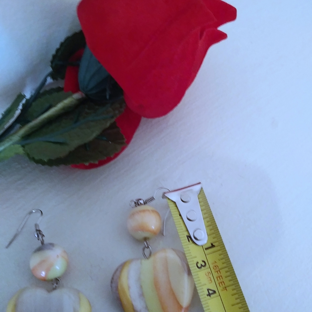 Heart earrings - Picture 2 of 4